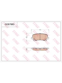 ผ้าเบรค (หลัง) Chevrolet Trailblazer 2.5 , 2.8 4WD (TRW-UTEC)