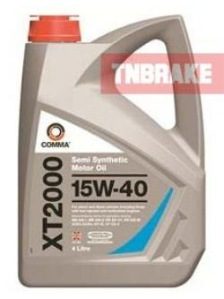 COMMA : XT24L น้ำมันเครื่องกึ่งสังเคราะห์เบนซิน XT2000 15W40 4 ลิตร