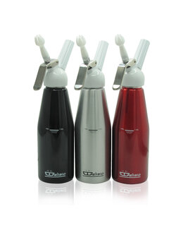 ขวดทำวิปครีม DDelisio 1 ลิตร ฝาปิดสีขาว