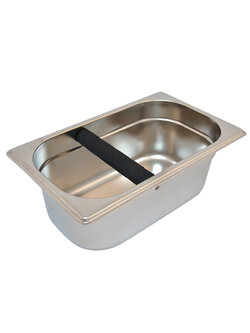 อ่างเคาะกากกาแฟ สี่เหลี่ยมผืนผ้า ลึก 10 ซม.