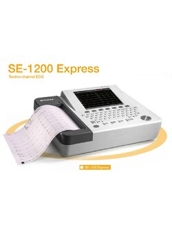 เครื่องตรวจคลื่นไฟฟ้าหัวใจ พร้อมแปรผลอัตโนมัติ รุ่น SE-1200 Express