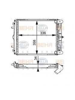 BEHR-P หม้อน้ำ PORSCHE Mark I