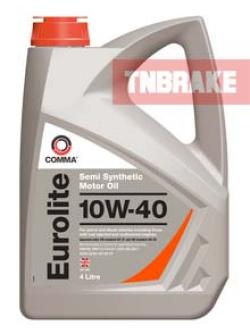 COMMA : EUL4L น้ำมันเครื่องกึ่งสังเคราะห์เบนซิน EUROLITE 10W40 4 ลิตร