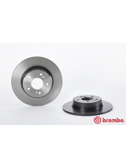 จานเบรค Mercedes-Benz W210, W203, C208 C209 CLK, R171 (คู่หลัง) ปี 1997 - 2003 / Brembo