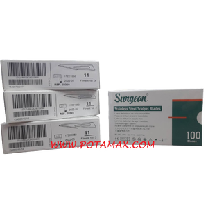 ใบมีดผ่าตัดสแตนเลส SURGEON