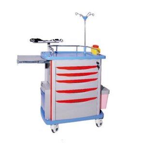 รถเข็นฉุกเฉิน (EMERGENCY TROLLEY) รุ่น SL-F09-2