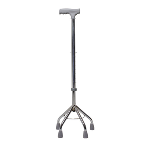 ไม้เท้าอลูมิเนียม 4 ขา หัวฆ้อน (ขากว้าง ) รุ่น FS-922