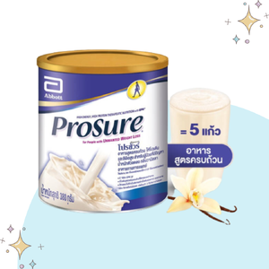 Prosure โปรชัวร์ กลิ่นวานิลลา ชนิดผง 380 กรัม สำหรับผู้ป่วยมะเร็ง