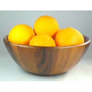 MINIWOOD ชามไม้ โบว์ลไม้ ขนาดโต 10 นิ้ว