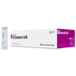 ชุดตรวจไวรัส Standard Q influenza A/B (25Test/Box)