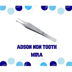 Adson Non tooth 4"x 3/4" ยี่ห้อ MIRA