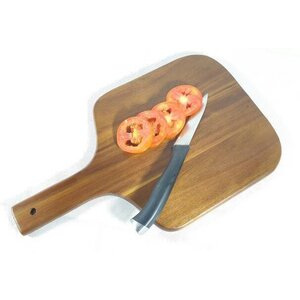 MINIWOOD เขียงพิซซ่า ถาดพิชซ่า เขียงด้ามจับ เขียงไม้