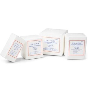 ผ้าก๊อซพับ ยี่ห้อ UNI (100ชิ้น/ห่อ)