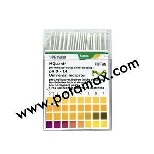 กระดาษวัดค่าpH 0-14 แบบละเอียด 100 แถบ