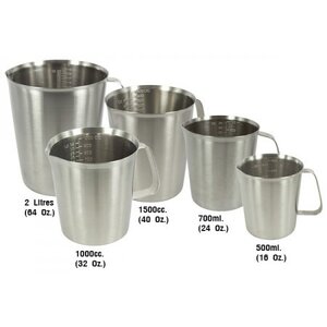 กระบอกตวงบอกปริมาณด้านใน(ทรงเหยือก) สแตนเลส