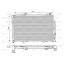 VALEO หม้อน้ำ BENZ C(W202) C180,C200,C220, E(W124)E220
