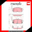 TRW ผ้าเบรค (หลัง) NISSAN CEFIROA33 VQ 2.0, 3.0G ปี 02-04