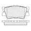 Akebono ผ้าเบรคหลัง Toyota Camry acv40 ปี 06-12 / acv50 ปี 12-18