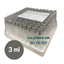 หลอดเก็บเลือด Sodium Fluoride Tube Non-vac ขนาด 3 ml (100หลอด/ถาด)