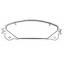 ROKBUL ผ้าเบรค หน้า LEXUS RX350 , RX450 ปี 09 -14'