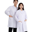 เสื้อกาวน์ แขนสั้นตัวยาว/แขนยาวตัวยาว สำหรับแพทย์และห้องแล็บ