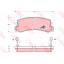 ผ้าเบรค TRW (หลัง) Toyota Camry SXV10 2.2 GXi และ SXV20 2.2 SEG ปี 1993-2002 DTEC (GDB1168)