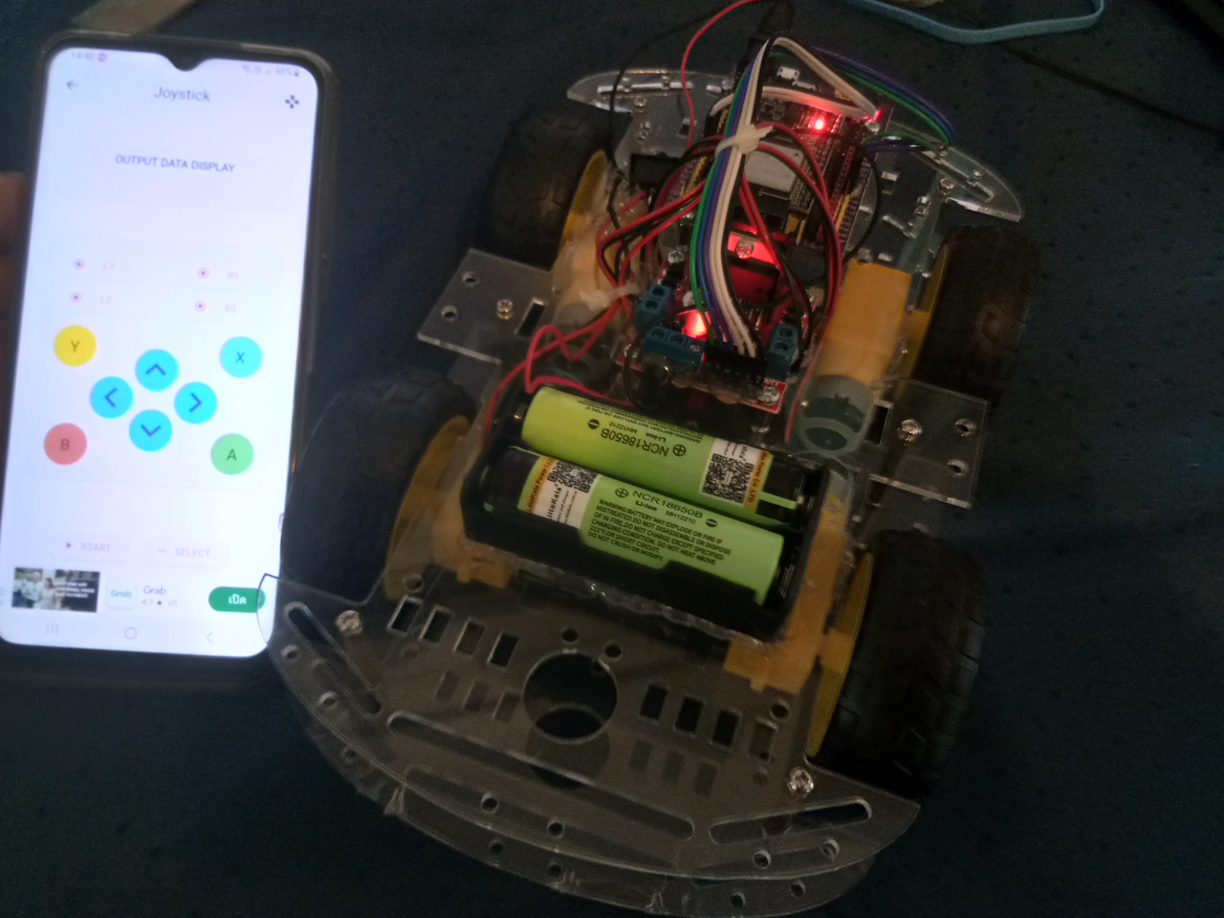 ชุดคิท หุ่นยนต์ ESP32 3in1 บังคับผ่าน Bluetooth / WIFI / อินเตอร์เน็ต