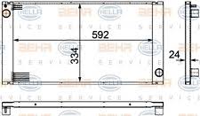 BEHR-P หม้อน้ำ MINI Cooper (R56) ปี 2008 อลูมิเนียมทั้งใบ