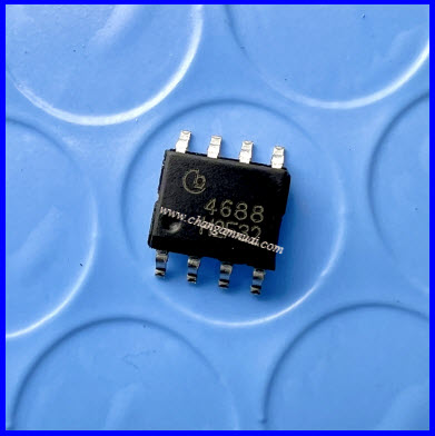 MSN4688 N&P Dual MOSFET SOP-8 60V 5A / 3.5A มอสเฟตไดร์ฟเครื่องเชื่อมอินเวอร์เตอร์