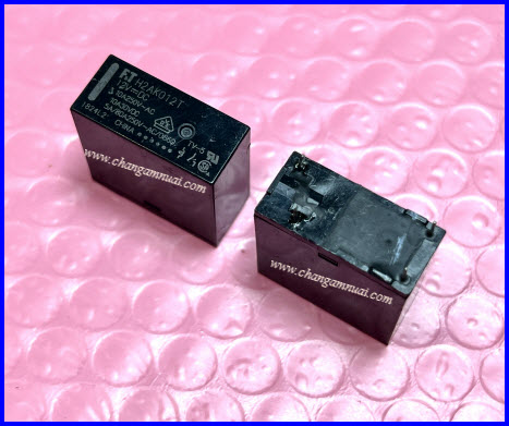 H2AK012T 12VDC 10A/250VAC 4ขา รีเลย์บอร์ดแอร์ ทดแทนเบอร์ LKP1aF-12V ALKP321