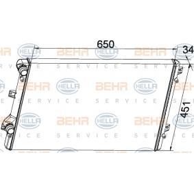 BEHR หม้อน้ำ VAG AUDI A3(8P) ปี 2003-2012,TT(8J) ปี 2006-2014 VW Golf5(1K), Golf6(5K), Beetle(5C) Passat(3C) ปี 2005-2008, SCIROCCO ปี 2008
