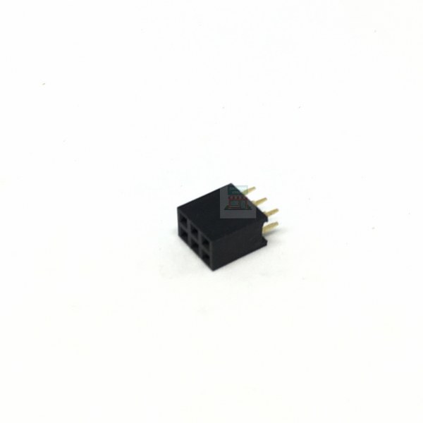 2.54mm 2x3 F Pin 5pcs
