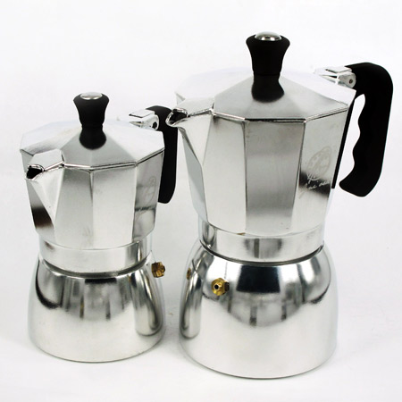 มอคค่าพอท (MOKA POT)หม้อต้มกาแฟสด อลูมิเนียม 3 ถ้วย