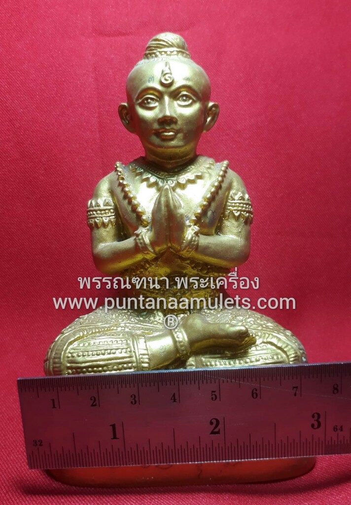 กุมารทอง หลวงพ่อสาคร เนื้อเรซิ้น ก้นอุดผง ขนาดบูชา 3 นิ้ว ออกวัดเขาดินเนินหย่อง