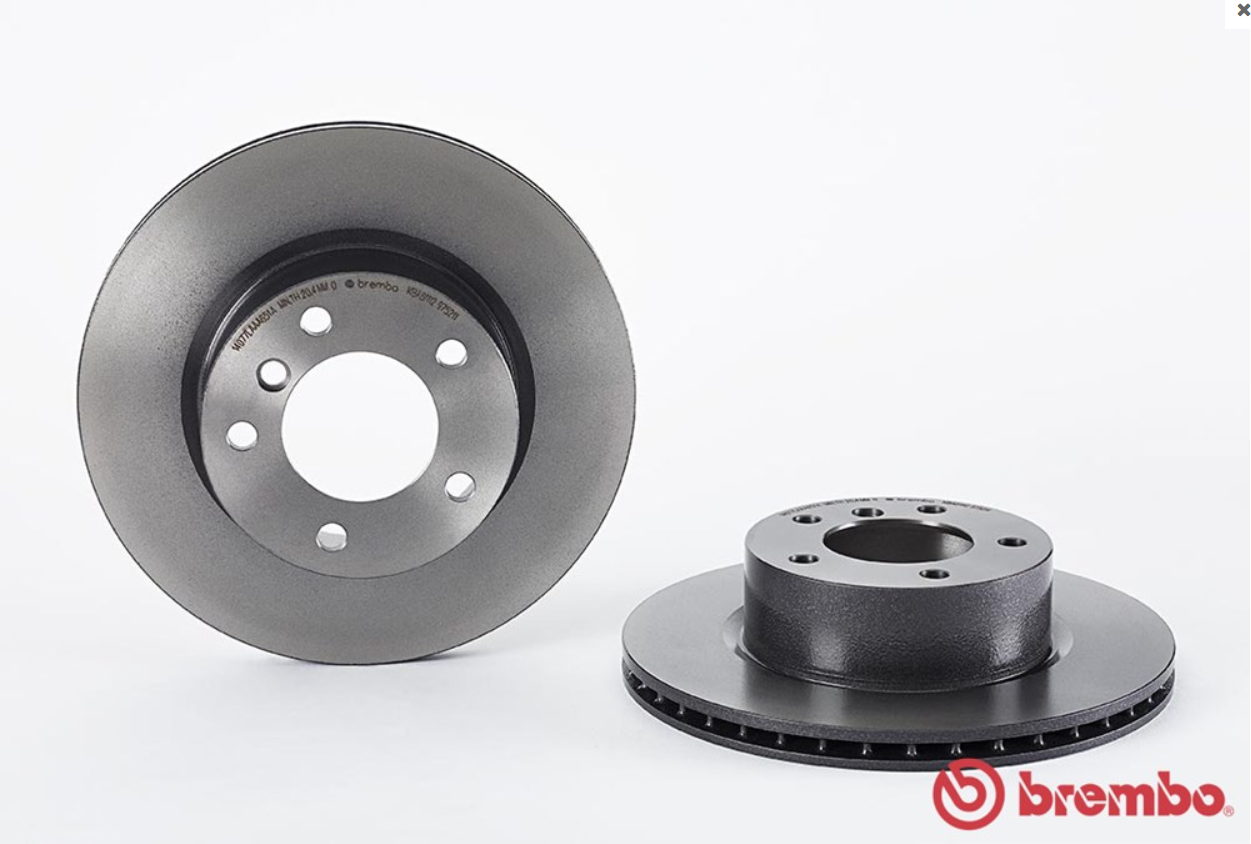 จานเบรค BMW E90 320i Series 1 E87 (คู่หน้า) ปี 2005 - 2011 / Brembo