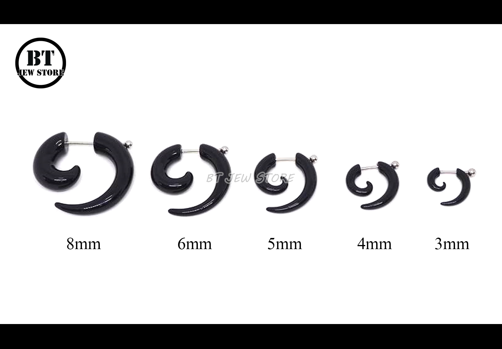 จิวก้นหอยหลอก (แกน 1.2 mm)