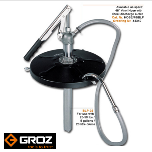 ปั๊มสูบน้ำมันเครื่อง แบบมือโยก GROZ รุ่น BLP-02 ( OIL LUBE DISPENSERS )