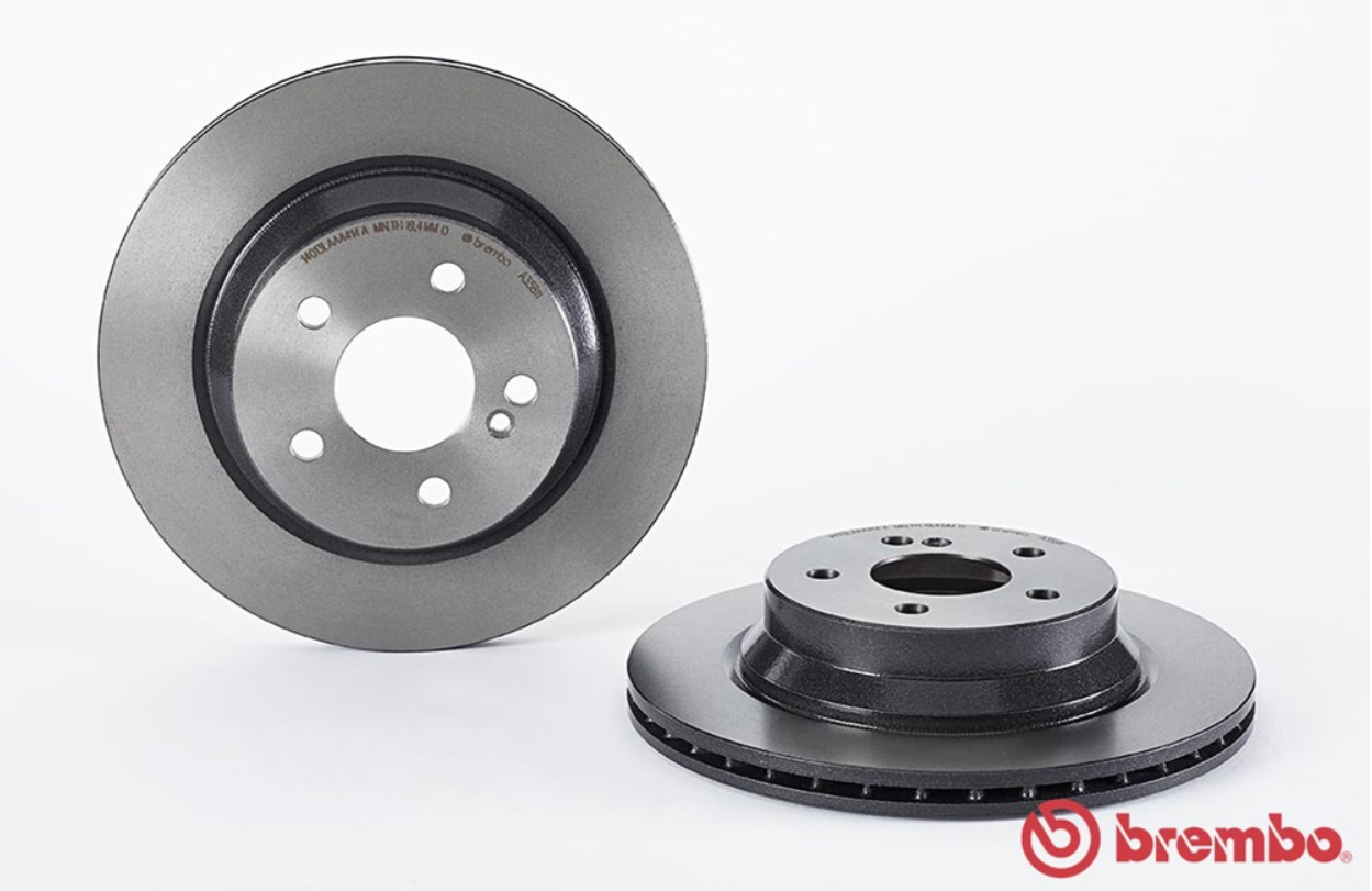 จานเบรค Mercedes-Benz CLS C218, X218 (Wagon) (คู่หลัง) ปี 2011 ขึ้นไป / Brembo