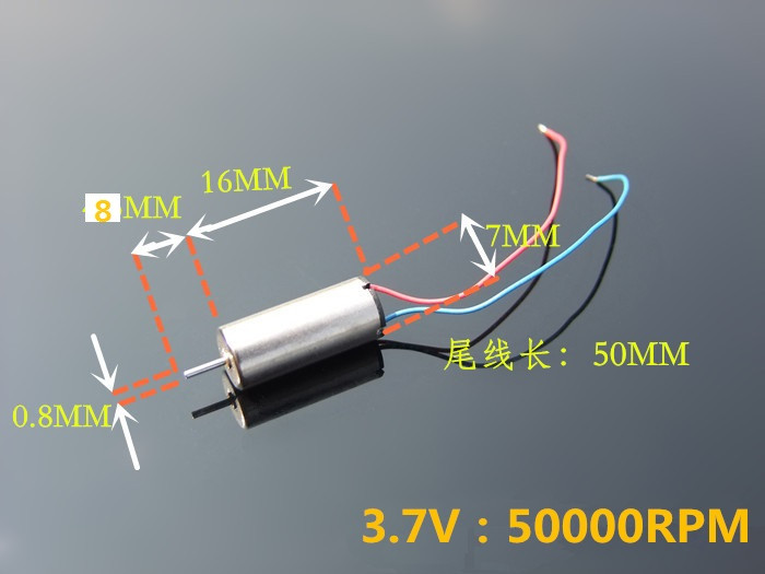 2pcs Helicopter DC Motor