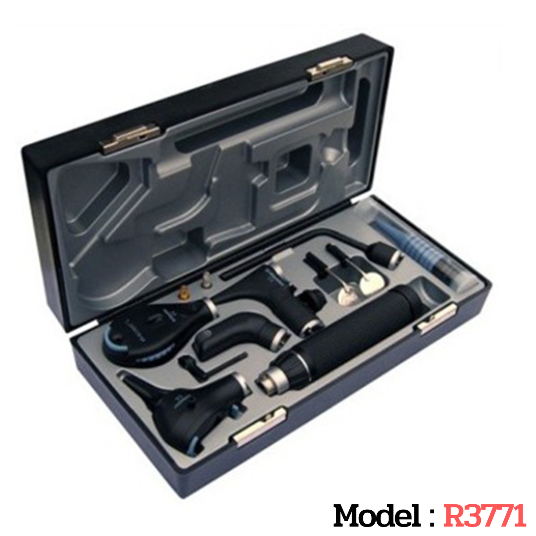ชุดตรวจ ตา หู คอ จมูก รุ่น R3771 Deluxe 2.5V Riester , Germany