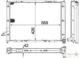 BEHR หม้อน้ำ VAG VW รถตู้ T3 2.1 ปี 1993