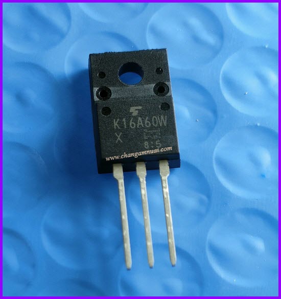 K16A60W 600V 16A N-Channal มอสเฟต TO-220F แท้