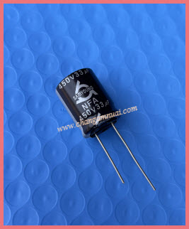 C 33uf450v ขนาด 16x22 มิล
