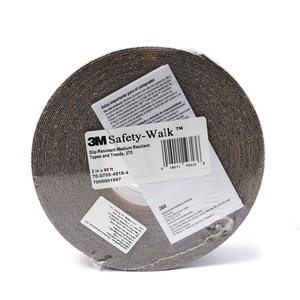 เทปกันลื่น 3M ชนิดหยาบปานกลาง กว้าง 2 นิ้ว ยาว 60 ฟุต (สีเทา ดำ)