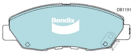 ผ้าเบรค-หน้า Honda Accord 2.0 / 2.2 VTEC / LXi / EXi / VTiL ปี 1994 - 1997 (Bendix GCT)