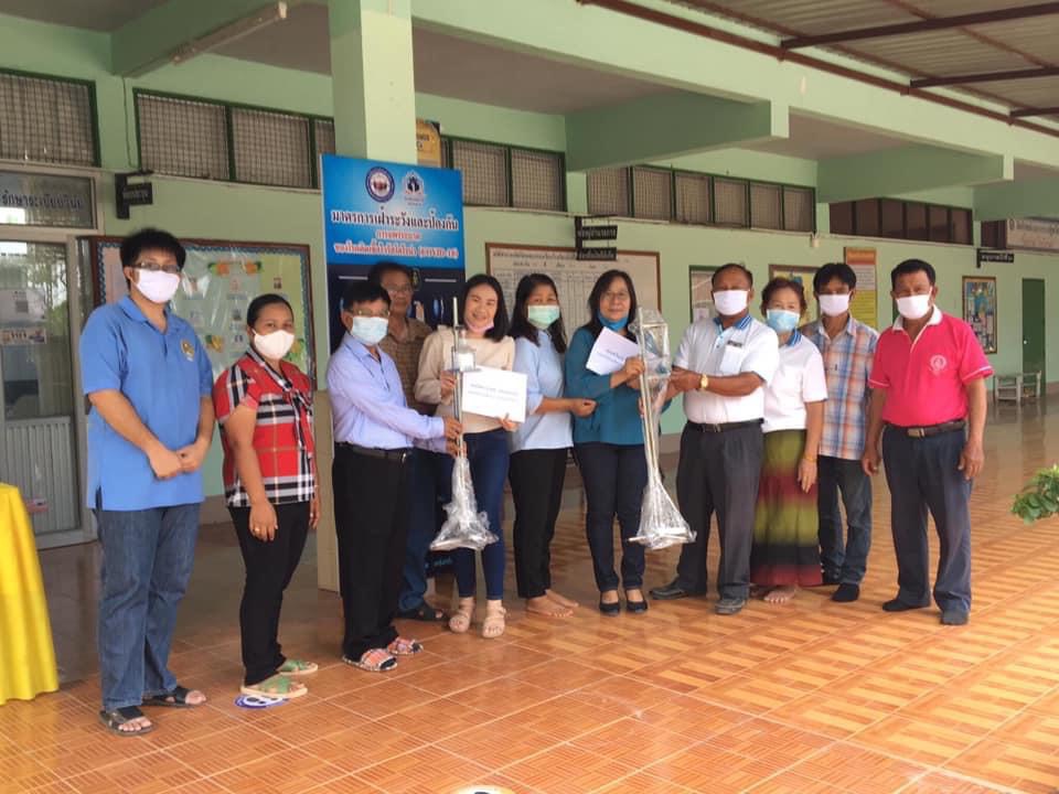 อุปกรณ์จ่ายแอลกอฮอล์แบบเท้าเหยียบ วัสดุสแตนเลส 201