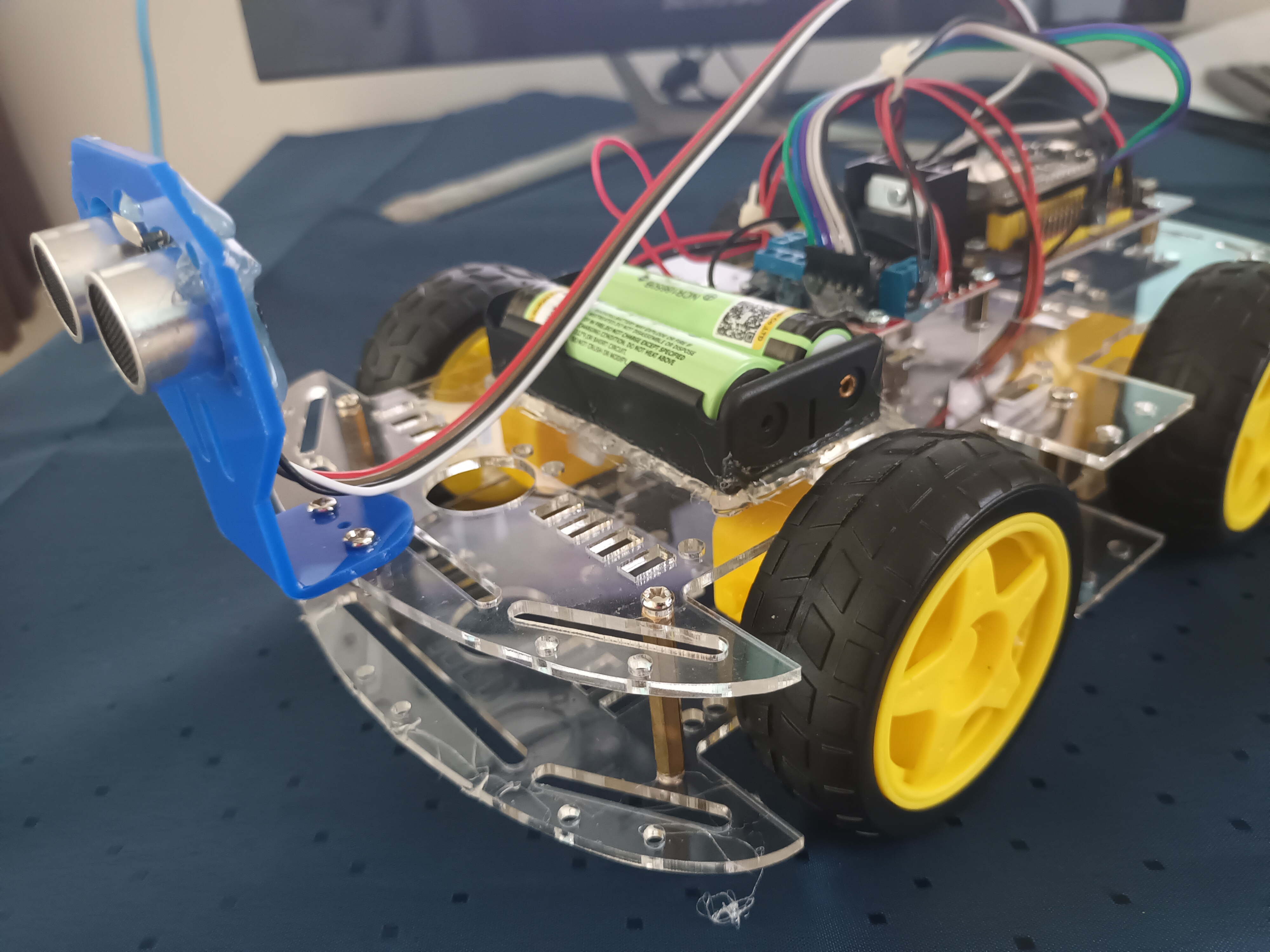 ชุดคิท หุ่นยนต์หลบสิ่งกีดขวาง ESP32