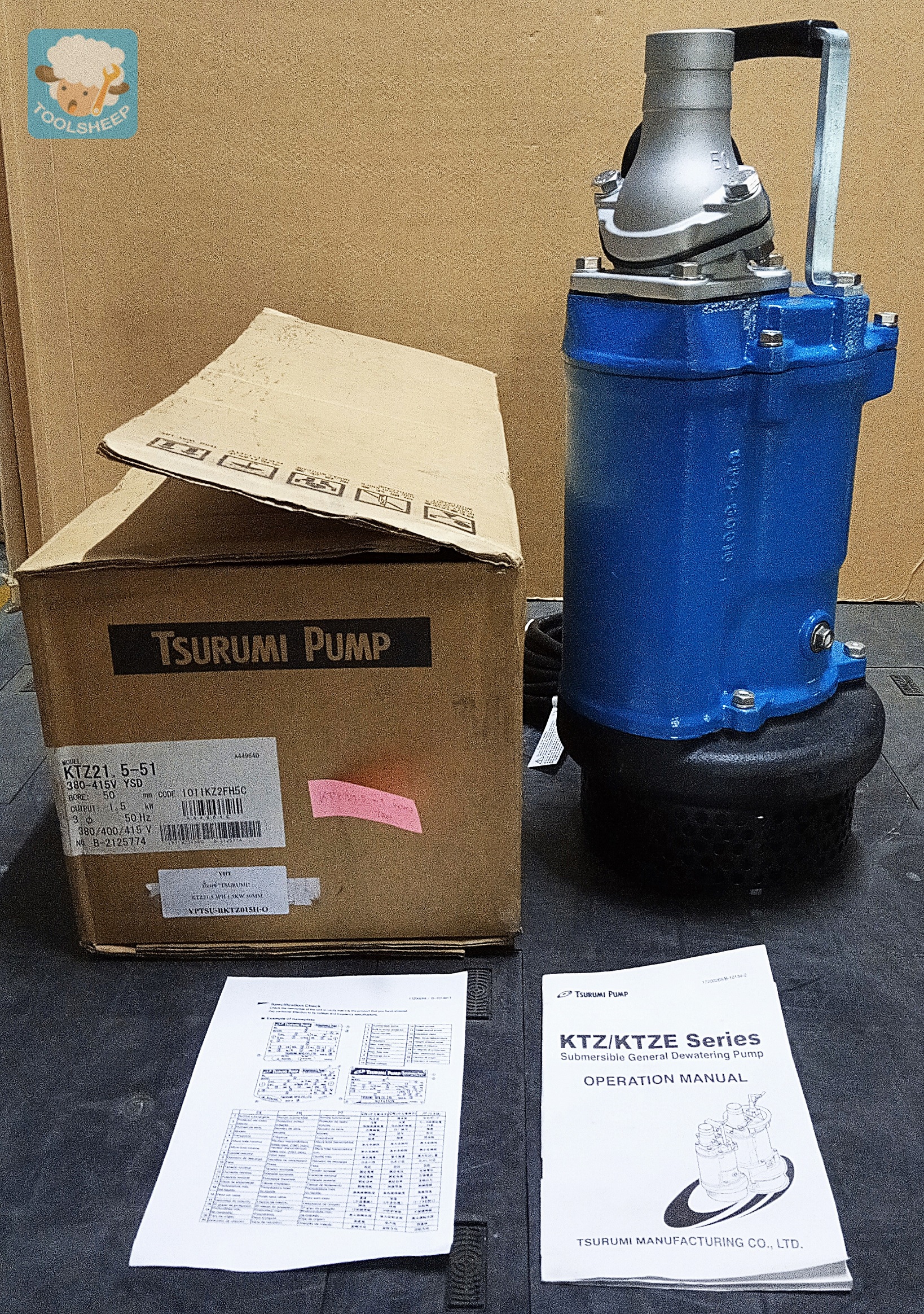 ปั้มแช่ TSURUMI รุ่น KTZ21.5 (3PH)