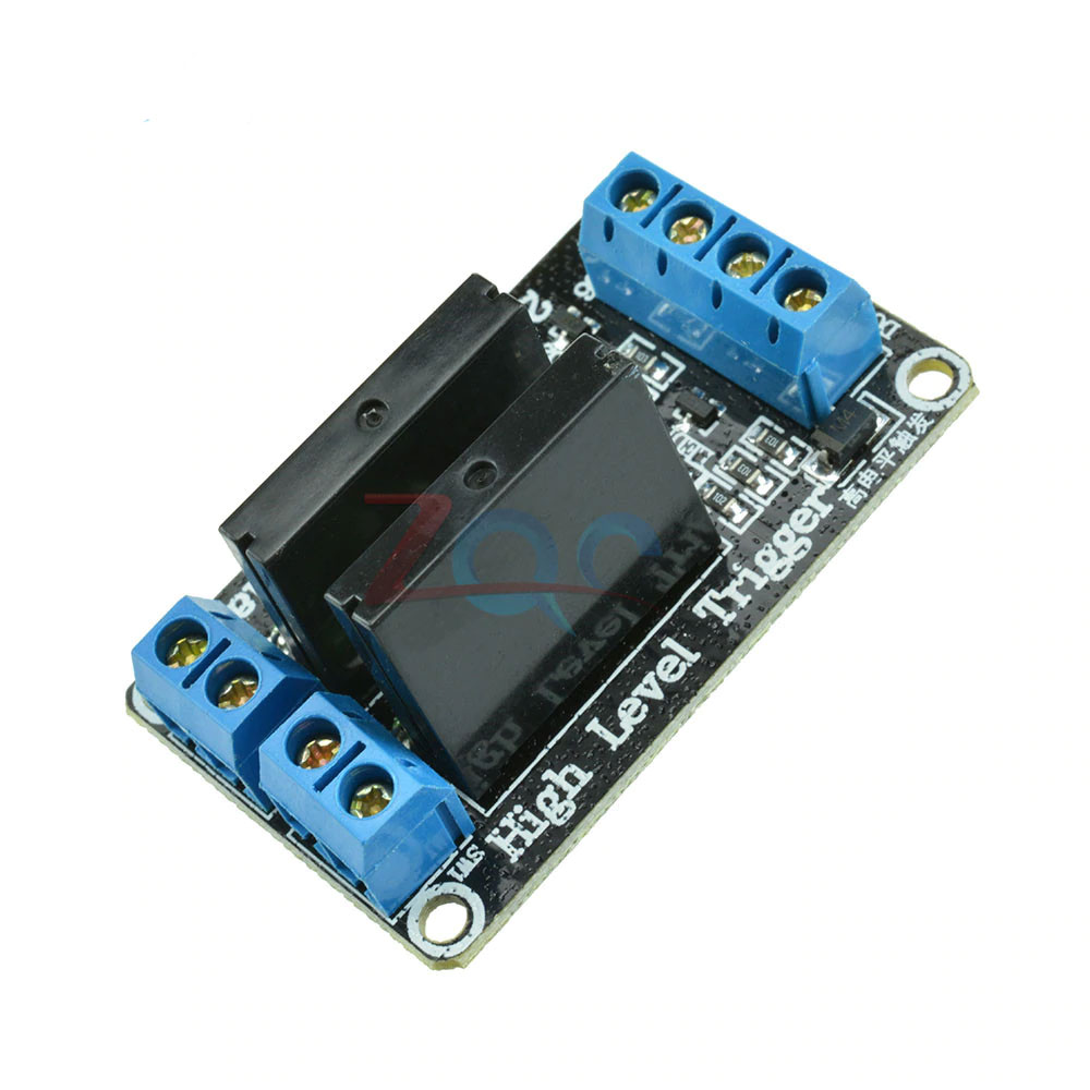 Relay 2 Channel 5V DC Solid State High Level Trigger