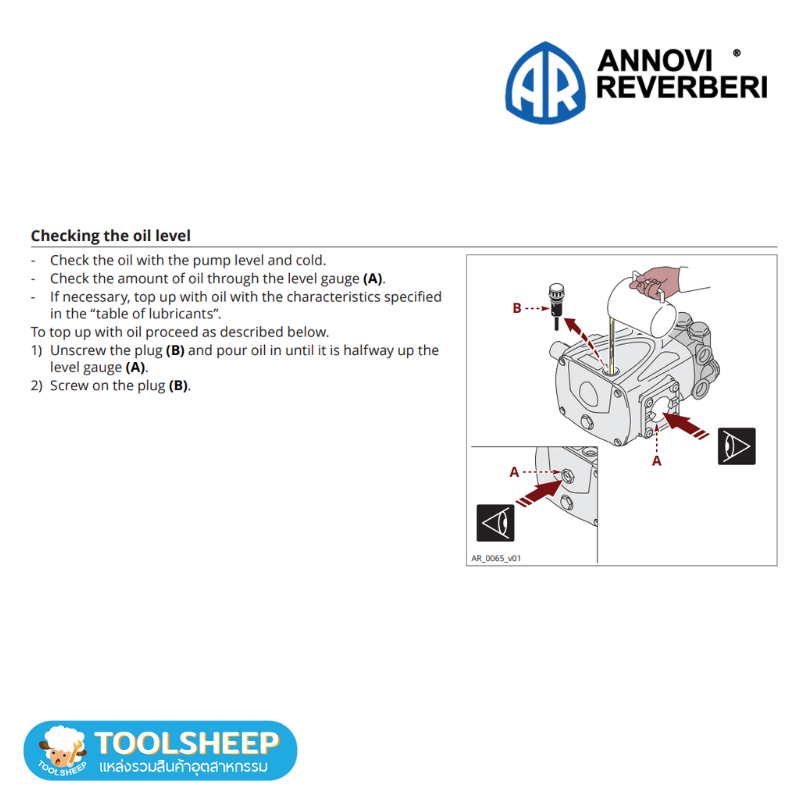 ปั๊มอัดฉีด ANNOVI รุ่น XM Series